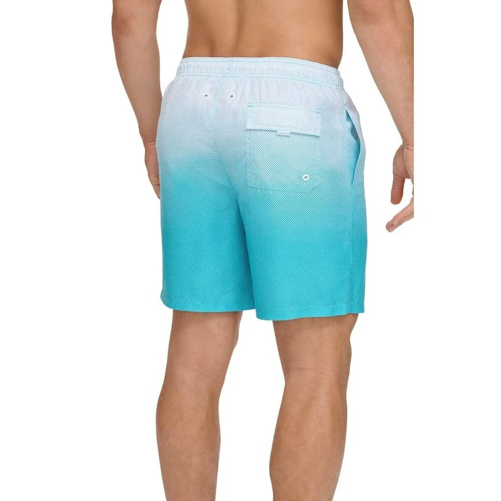 Calvin Klein Volley Swim Trunks Men's 2XL Atlantis Gradient Dot Print FTS943